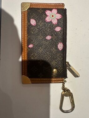 Louis Vuitton x Takashi Murakami Cherry Blossom coin purse